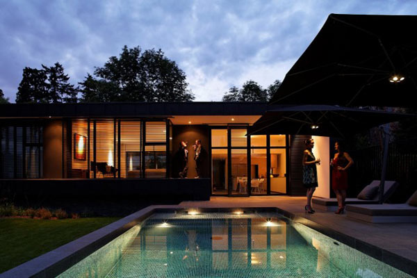 Patio with pool, a place to relax.