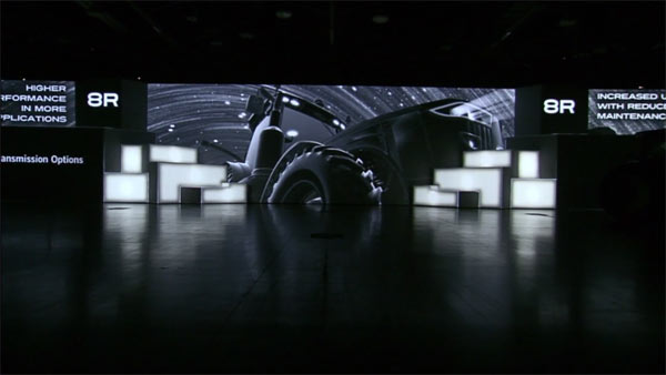 Impressive video installations.