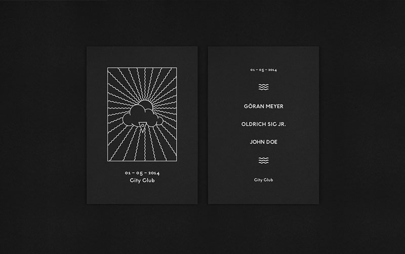 Graphic design for music event.