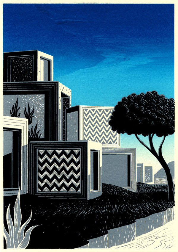 Limited edition screenprint produced for White Space venue London.