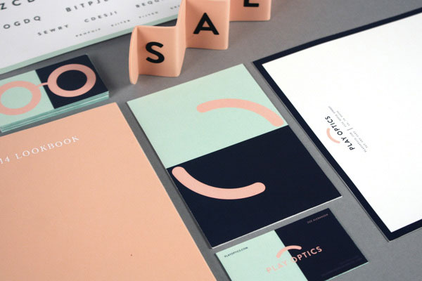 Play Optics - Brand identity concept designed by Lily Clark under the direction of Dan Blackman.