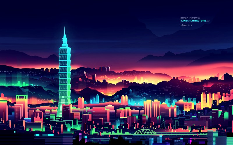 The Taipei 101, formerly known as the Taipei World Financial Center was designed by C.Y. Lee & Partners.