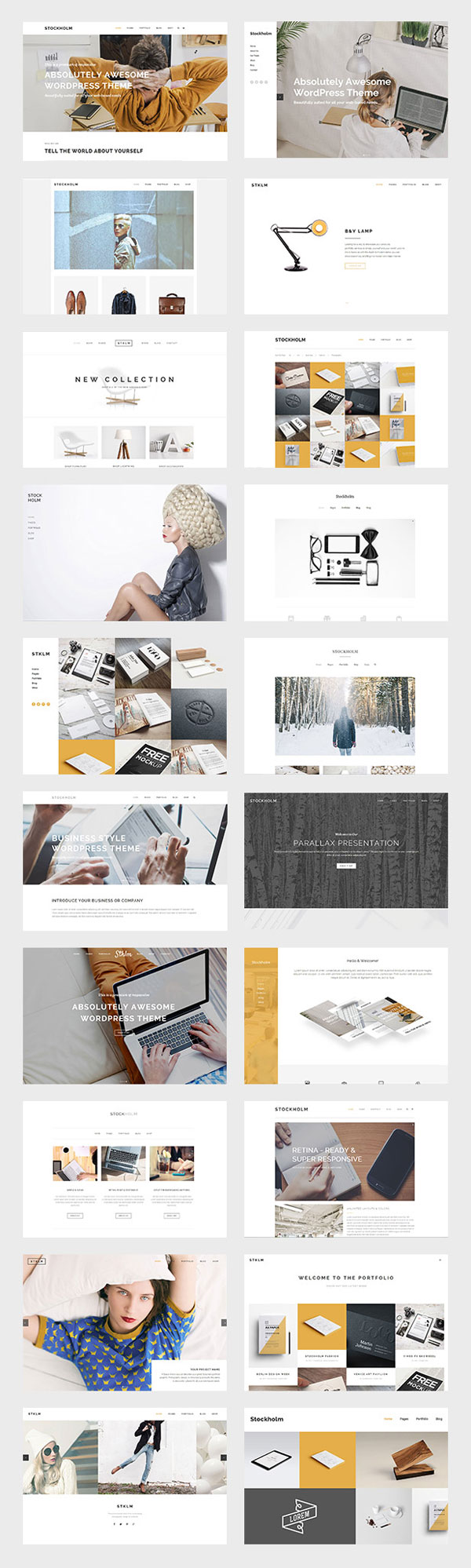 Stockholm, a multi-concept theme for WordPress.
