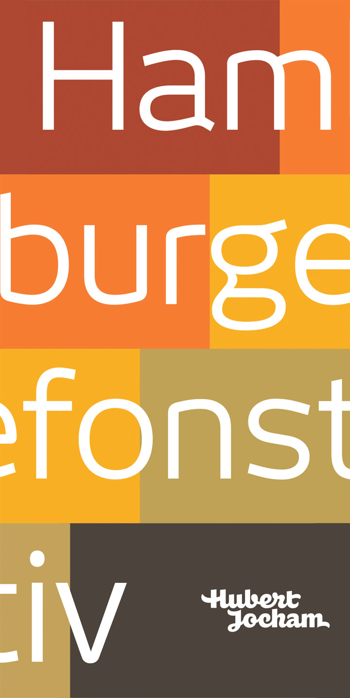 NewJune, a strong and unique font family created by Hubert Jocham Type - the personal font foundry of Hubert Jocham, a Memmingen, Germany based graphic designer.
