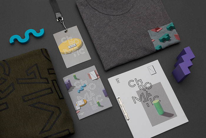Visual identity for the 5th edition of the Chromatic festival.