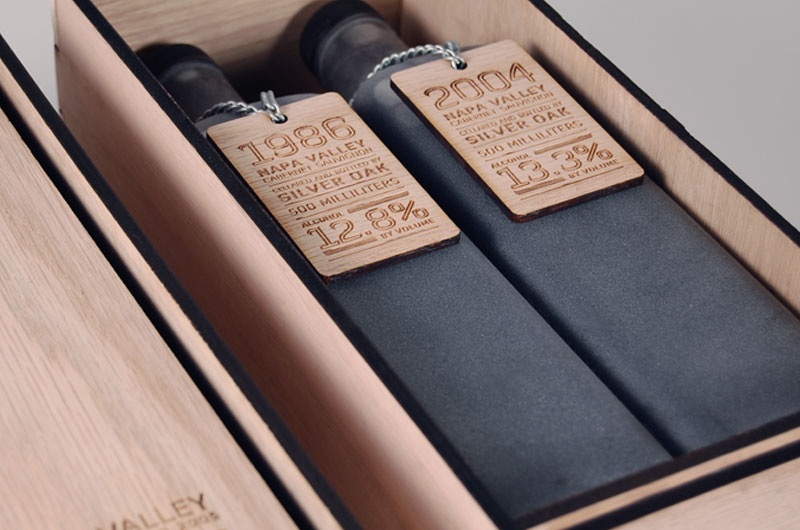 The open box with the limited edition bottles inside.