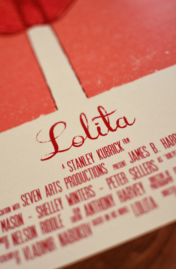 Close up of the print.