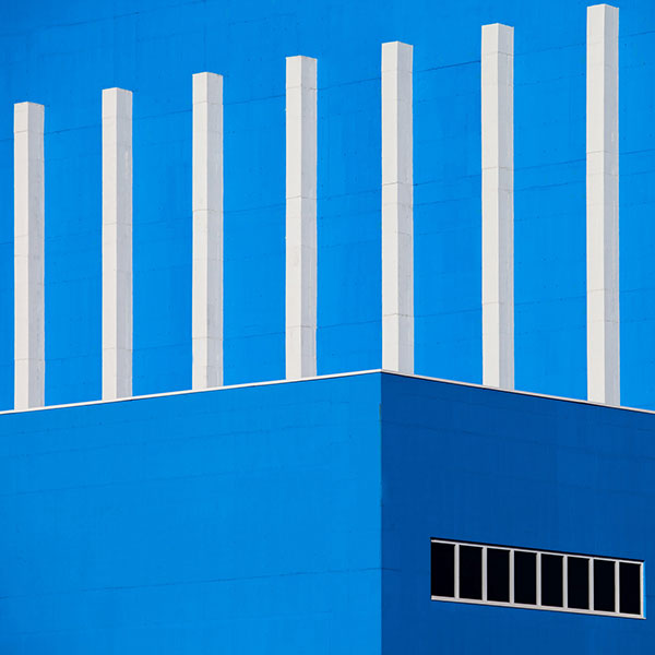 Graphic compositions in architecture.