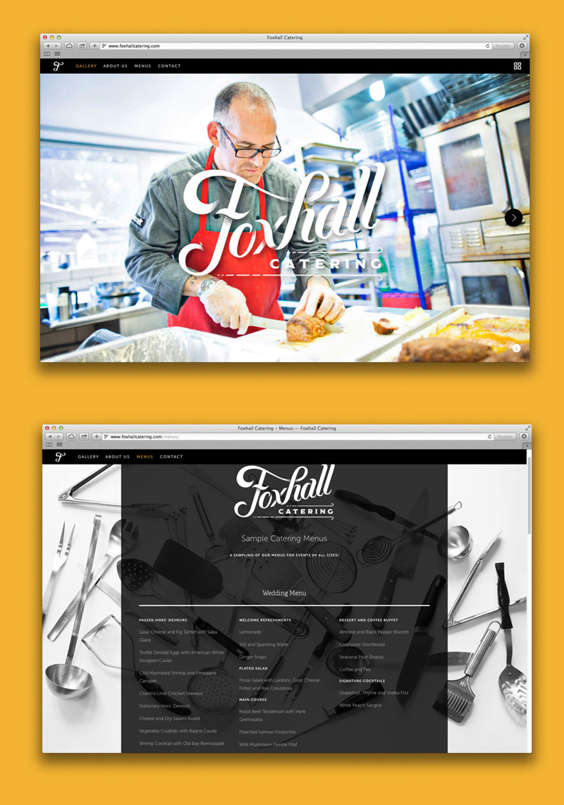 Screenshots of the new company website. Screenshots of the new company website.
