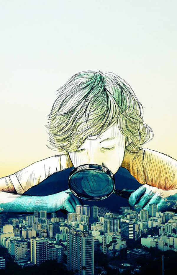 Taking a closer look on the city.