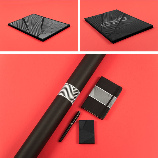 Some of the branding materials.