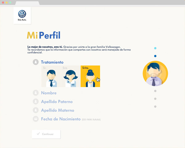 Profile Info - Every single page includes several well designed illustrations.