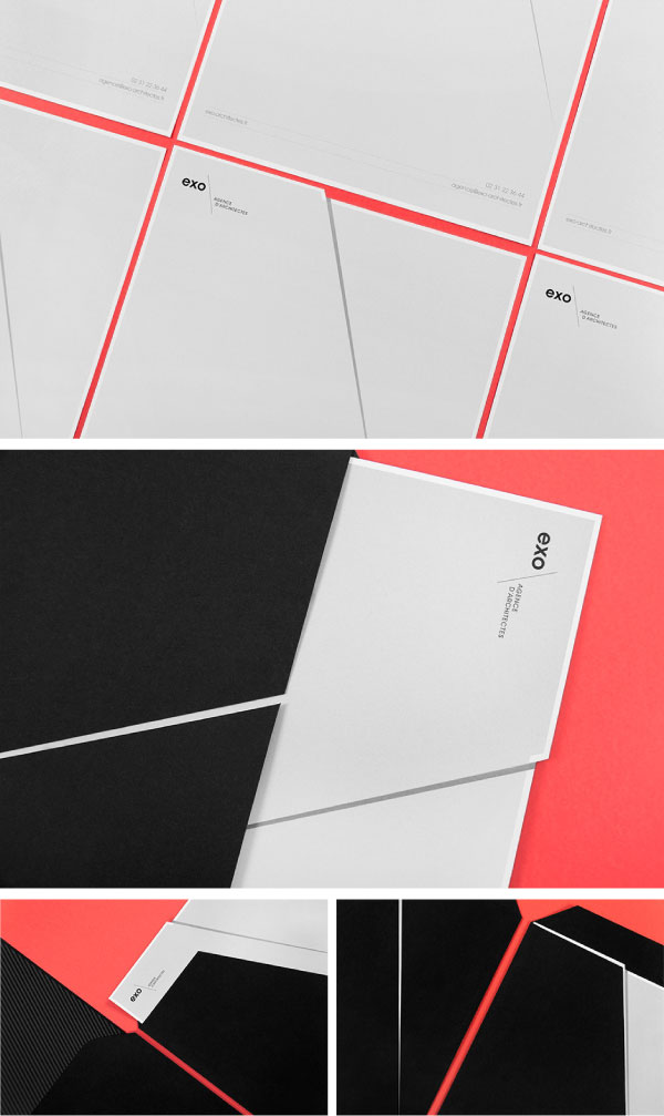 Stationery and visual identity design.