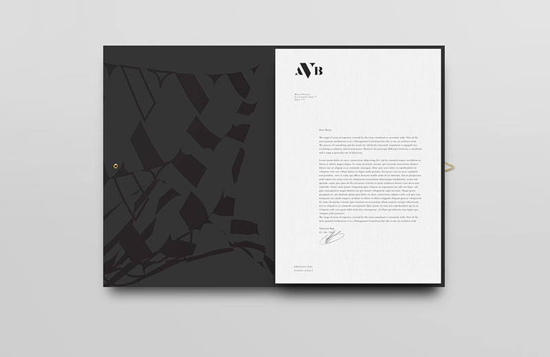 Stationery design.