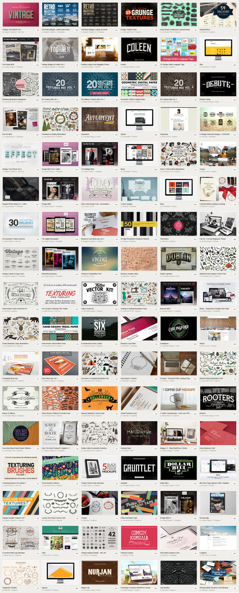 Big Bundle Vol. 2 - The biggest bundle ever from Creative Market.