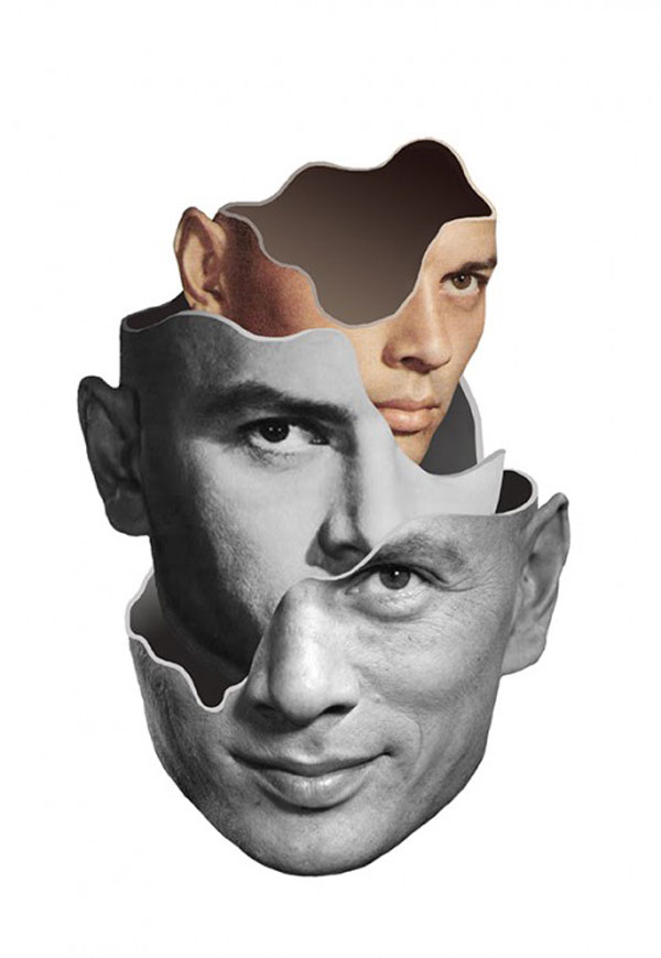 Yul - Handmade collage by Matthieu Bourel from 2013.