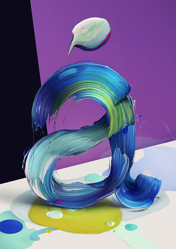 Atypical, a typographic poster series of different artworks by Pawel Nolbert.