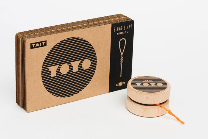 The handcrafted Sling-Slang yoyo by TAIT Design Co.