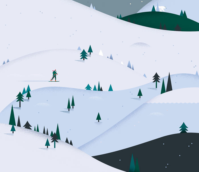 December - the beginning of winter.