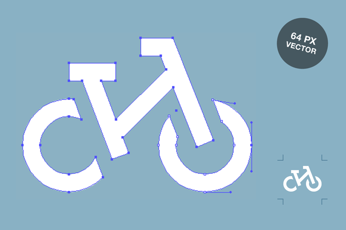 All included stock icons are based on 64 px vector graphics.