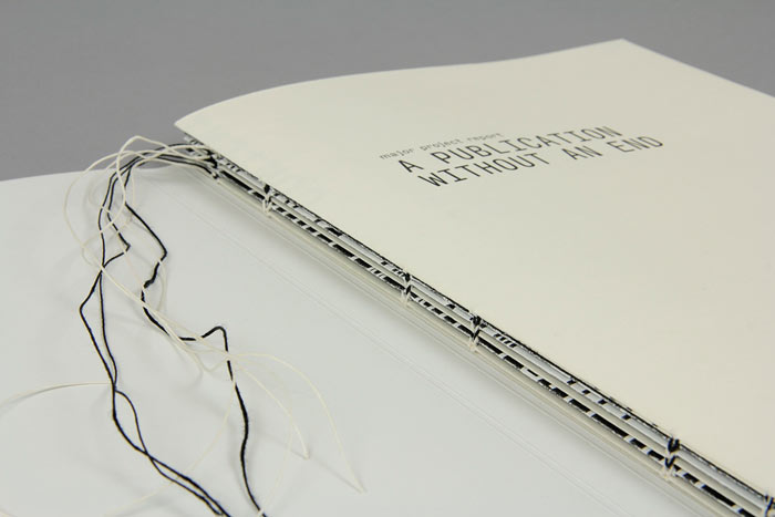 Close up of the binding.