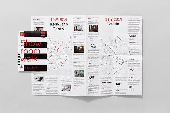 Flyer with information and map.