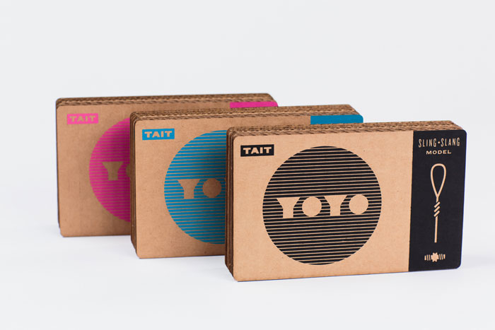 Packaging of the three color versions.