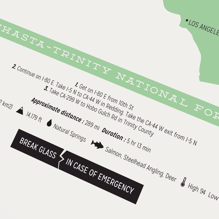San Francisco poster details at the bottom of the print.