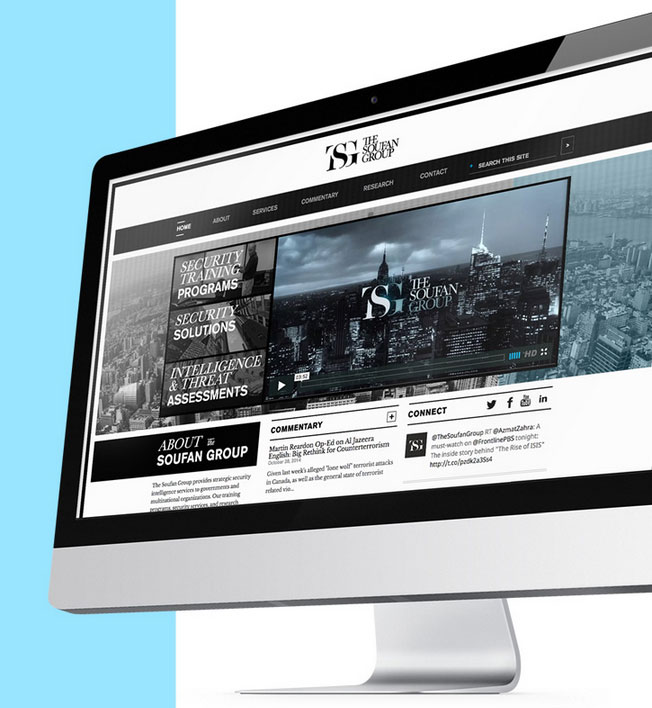 The new agency website. The new agency website.