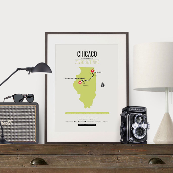 Chicago print.
