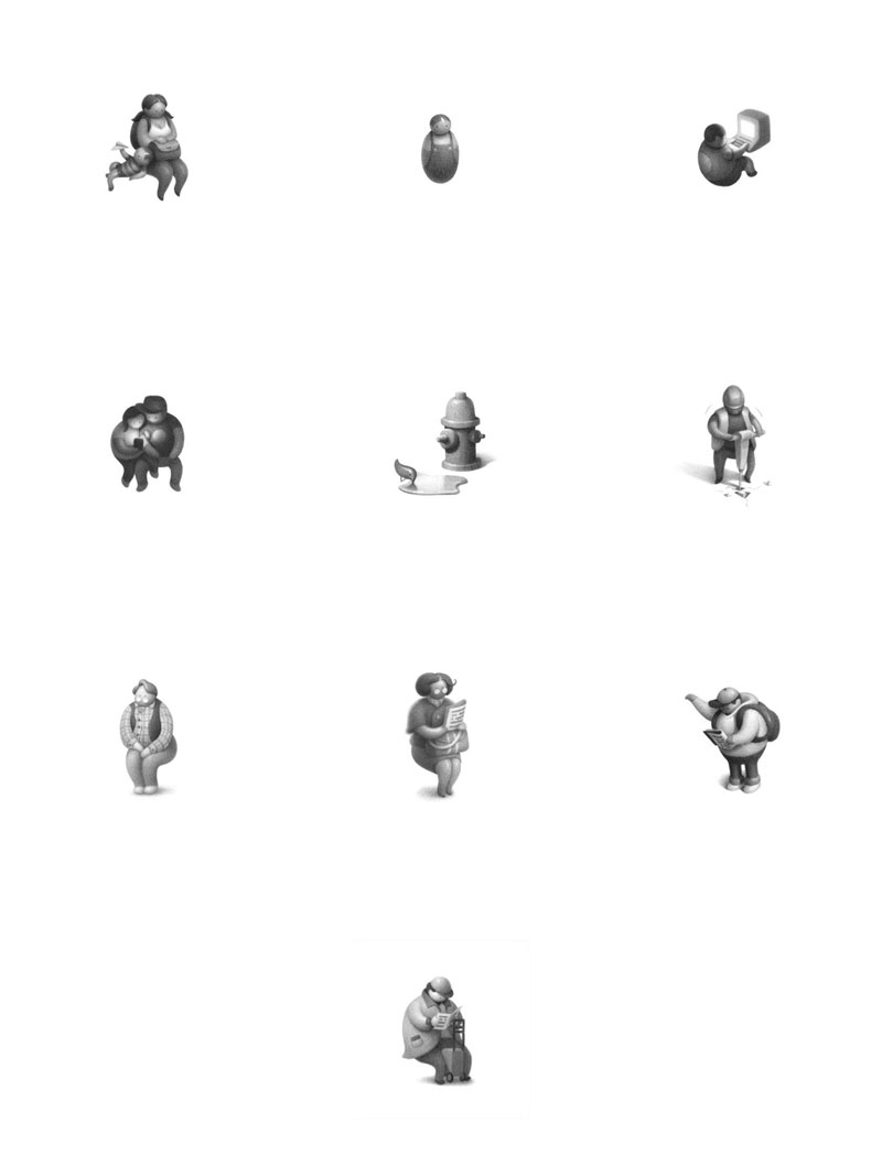A selection of small works by Mike Lee, a talented illustrator based in New York City.