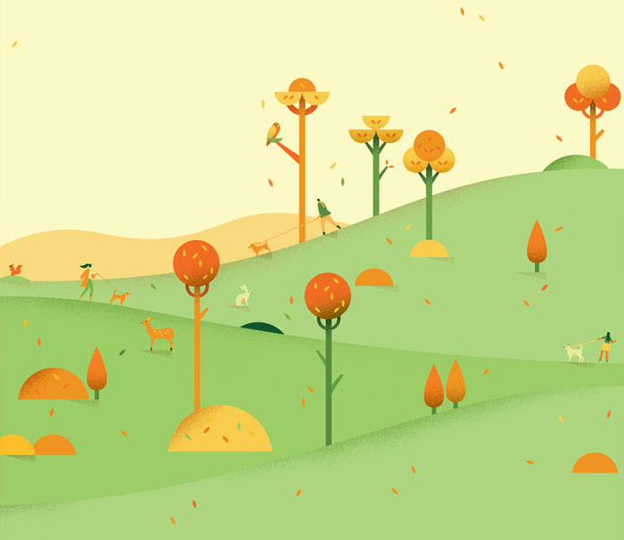 September - the beginning of autumn.