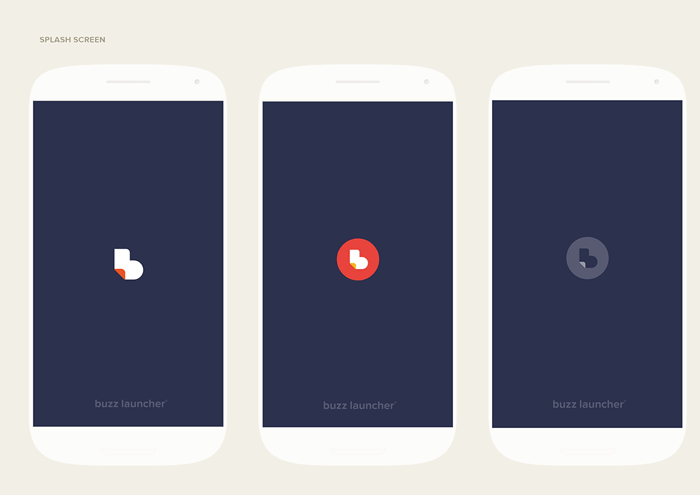 Examples of splash screens.
