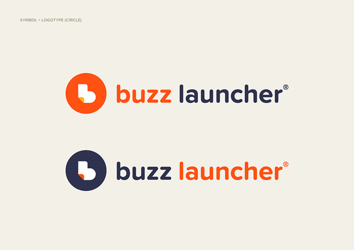 Symbol plus logotype (circle).