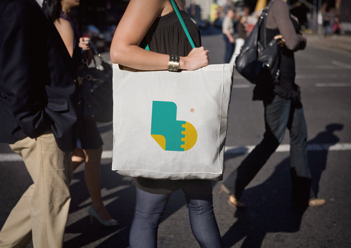 Symbol printed on a bag.