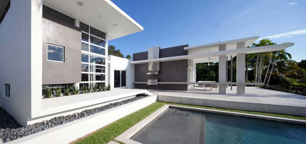 Modern geometric shapes.
