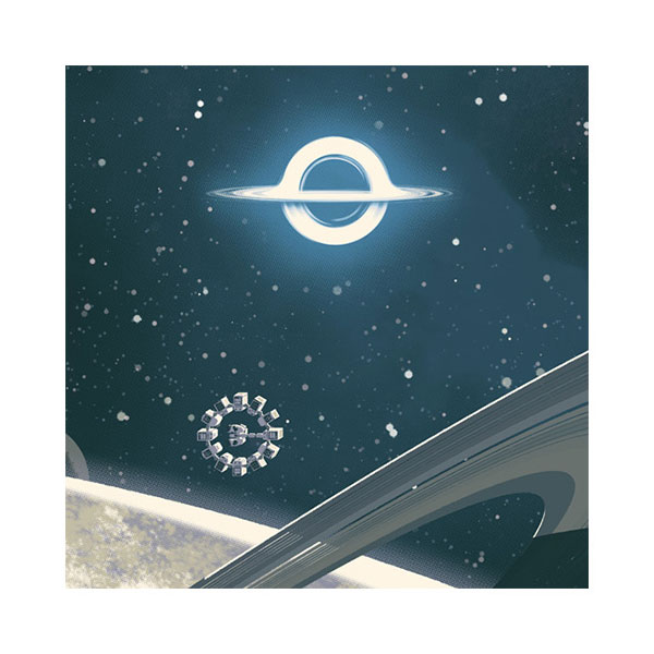 Space illustration by Kevin Dart.