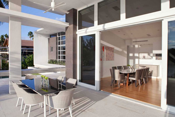 Patio and dining area.