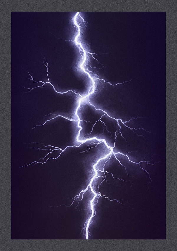 LIGHTNING STRIKES THE SAME PLACE TWICE - flash drawing.