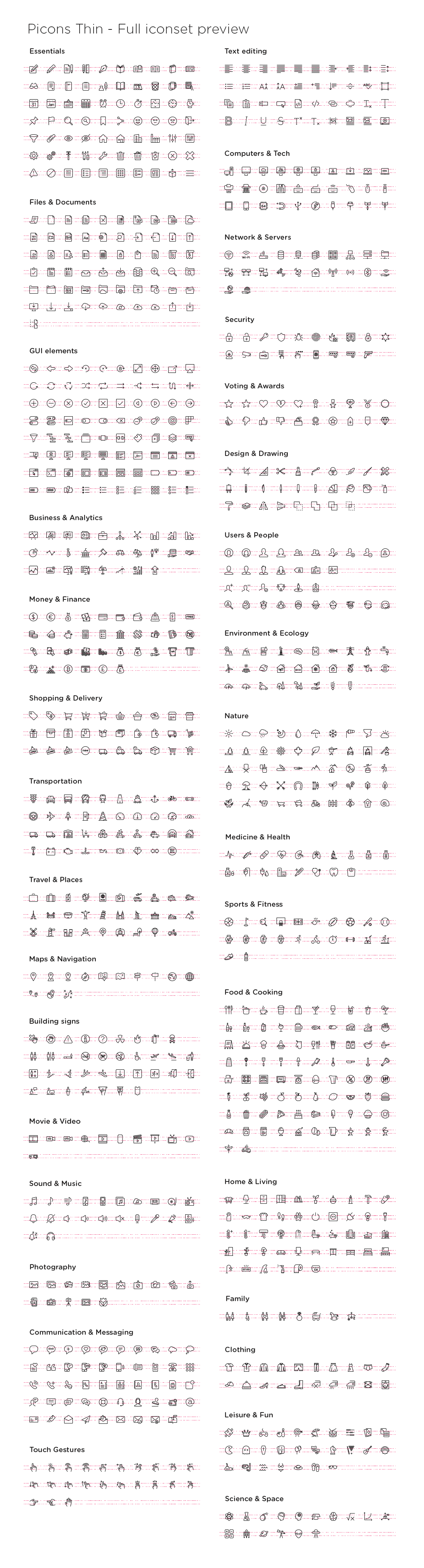 The complete picons set.