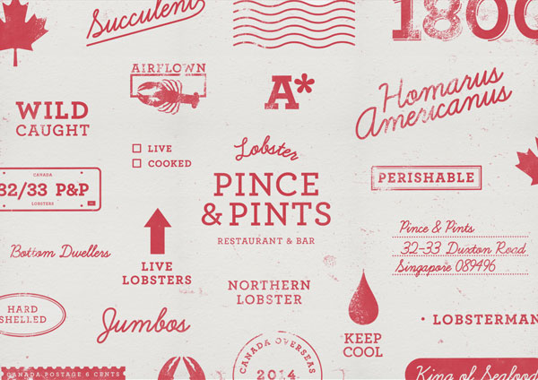 Pince & Pints - Brand illustrations for a series of delivery and packaging icons.
