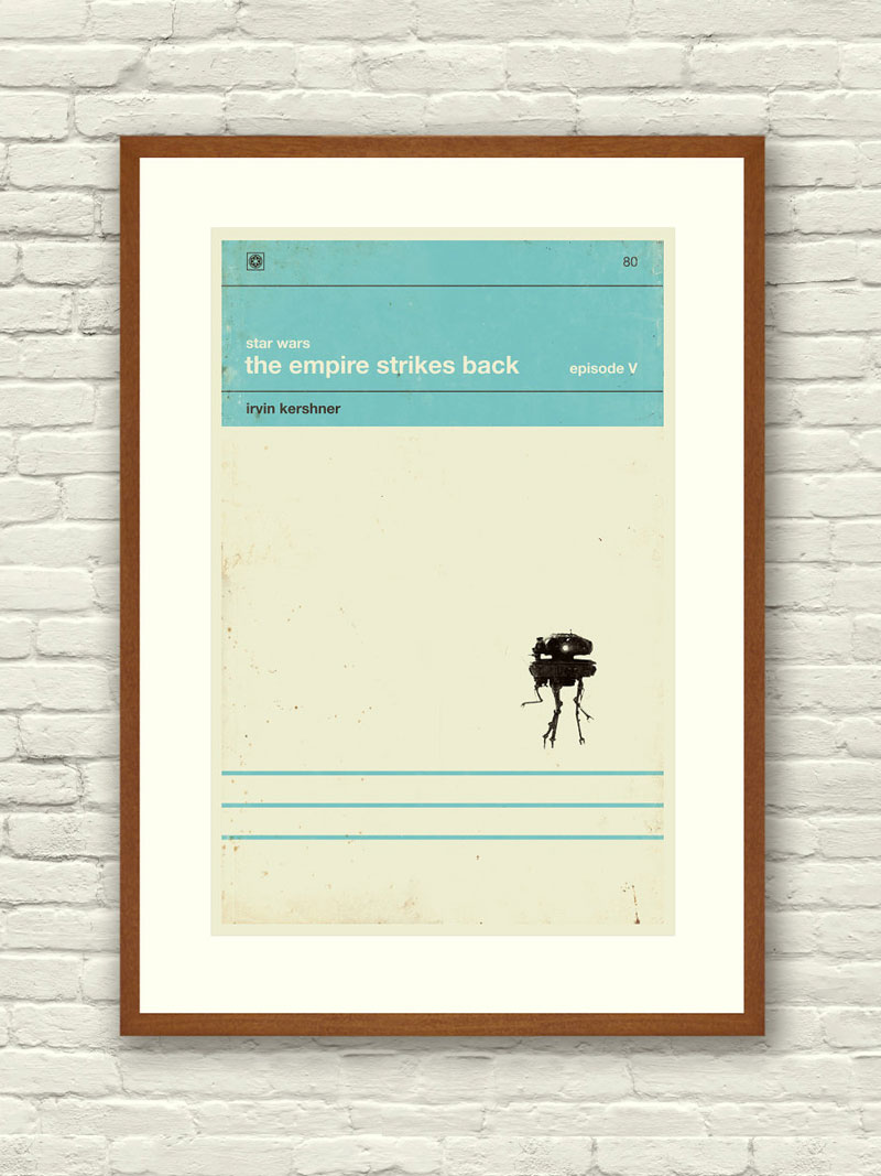 Star Wars - The Empire Strikes Back - Episode V - Piece from a movie poster series by Concepción Studios.