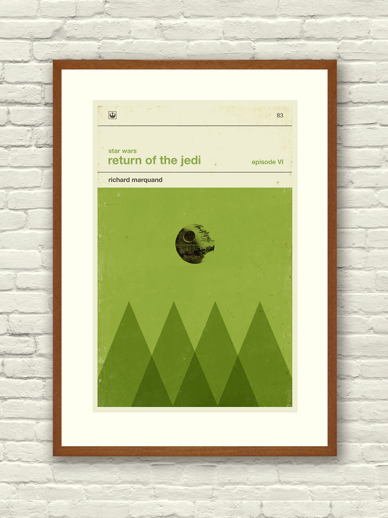 Star Wars - Return of the Jedi - Episode VI - Graphic art print.