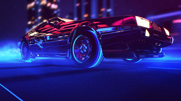 Cool retro car design by Florian Renner.