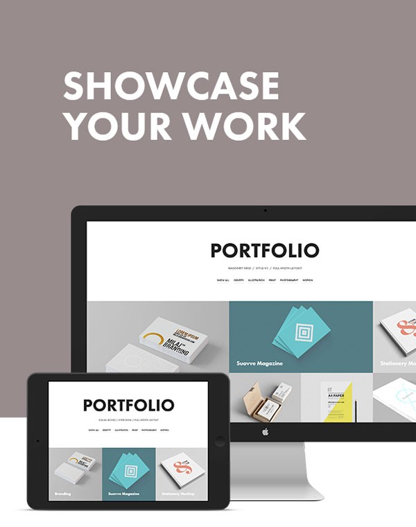 You can also use it as portfolio to showcase your work.