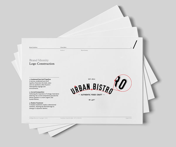 Brand identity - logo construction.