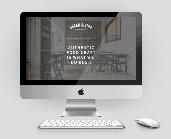 Homepage of the new website.