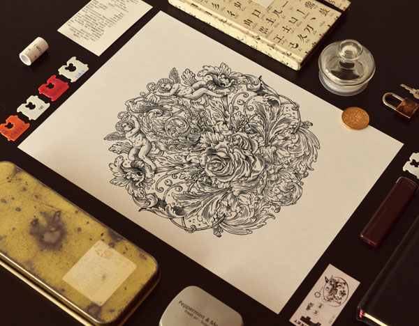 Packaging design for a classical music collection.