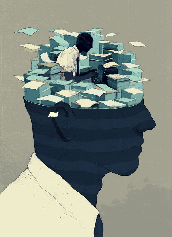 Scientific American - Editorial illustration for an article about the free will and the origins of our decisions. Scientific American - Editorial illustration for an article about the free will and the origins of our decisions.