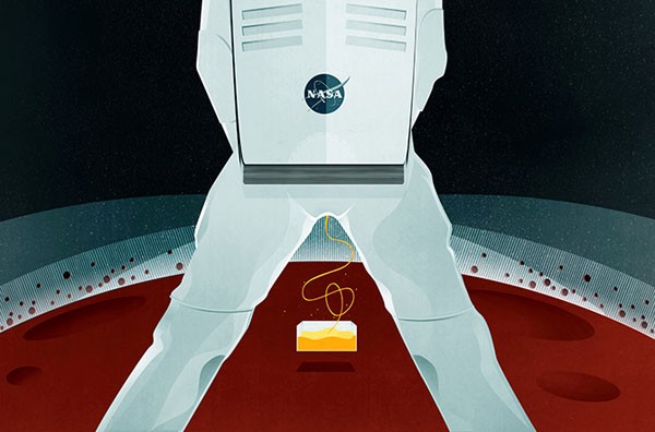 Survival of the Thirstiest - editorial illustration for Newsweek.